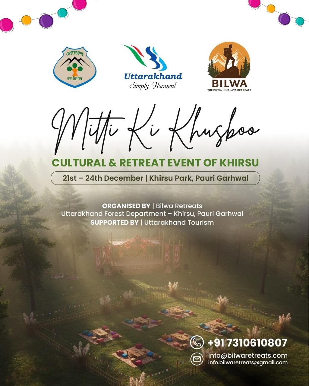 Bilwa Himalaya Retreats event campaign